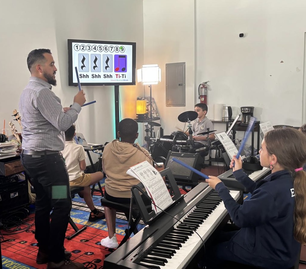 Music training and brain development in kids at South Dade Music Academy